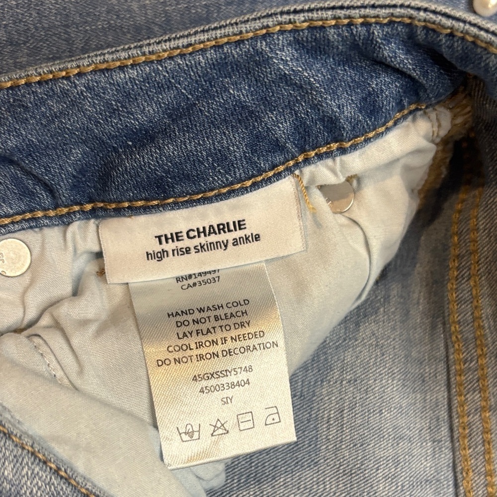 Joe’s Jeans The Charlie High-Rise Skinny Ankle ✨ Pearl Hem | 29 - Picture 10 of 11